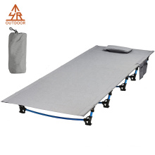 Folding Camping Cot Extra Strong Single Person Small-Collapsing Bed in a Bag Pillow for Indoor Outdoor Use travel bed for adults